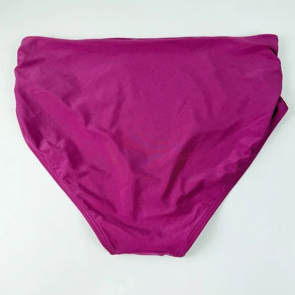 Calvin Klein Swimwear Bikini Bottom Womens XL Pink Solid Swim NWT - Picture 2 of 10